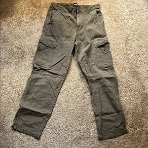 Men's Dark Green Cargo Pants